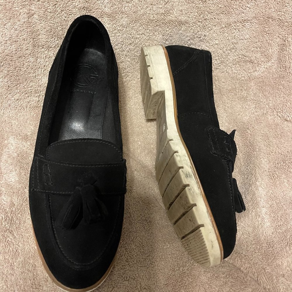 Kurt Geiger Tasseled Suede Loafers - Picture 2 of 6